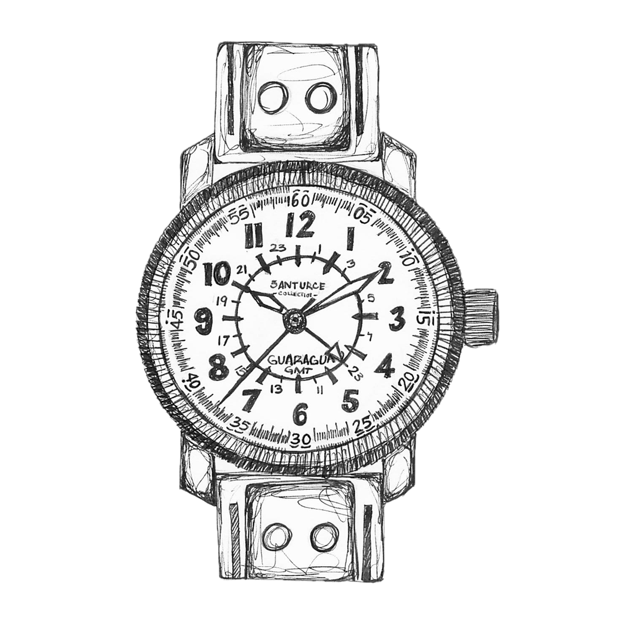 Guaraguao™ True GMT — Automatic Pilot Watch