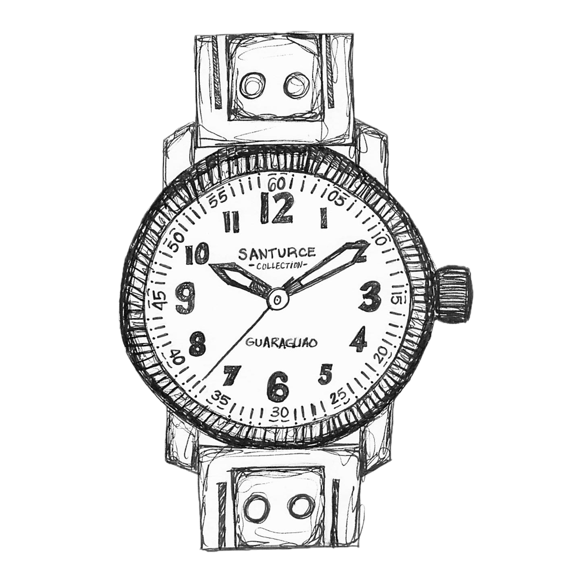 Guaraguao™ Time Only — Automatic Pilot Watch
