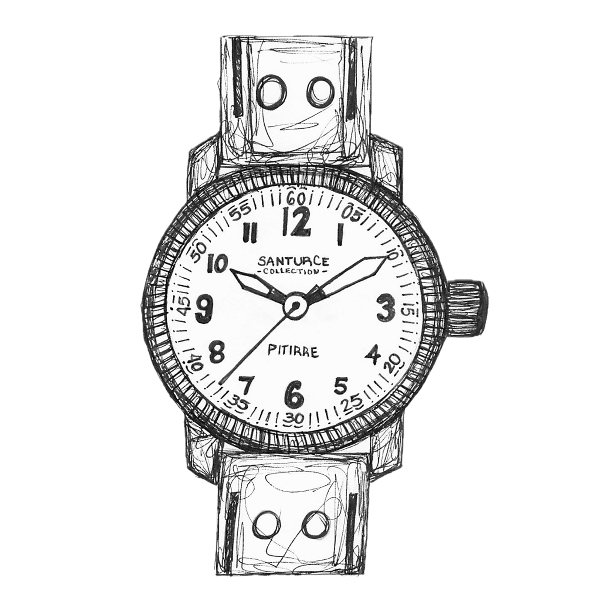 Pitirre™ Time Only — Automatic Pilot Watch
