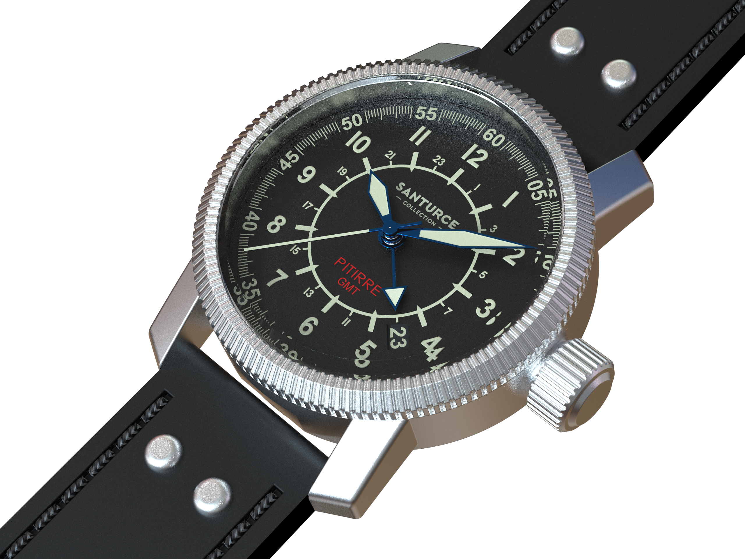 Pitirre™ True GMT — Automatic Pilot Watch