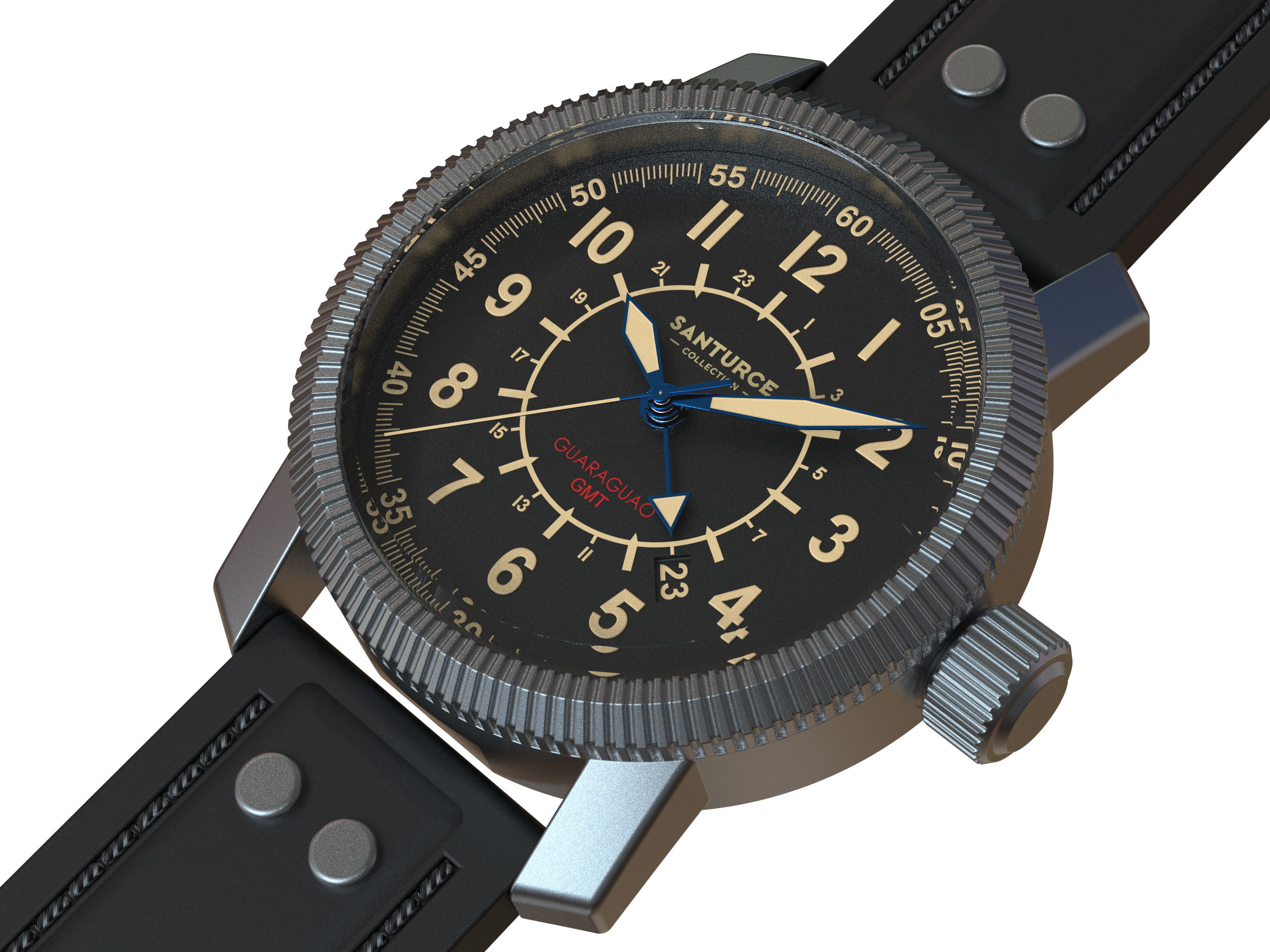 Guaraguao™ True GMT — Automatic Pilot Watch
