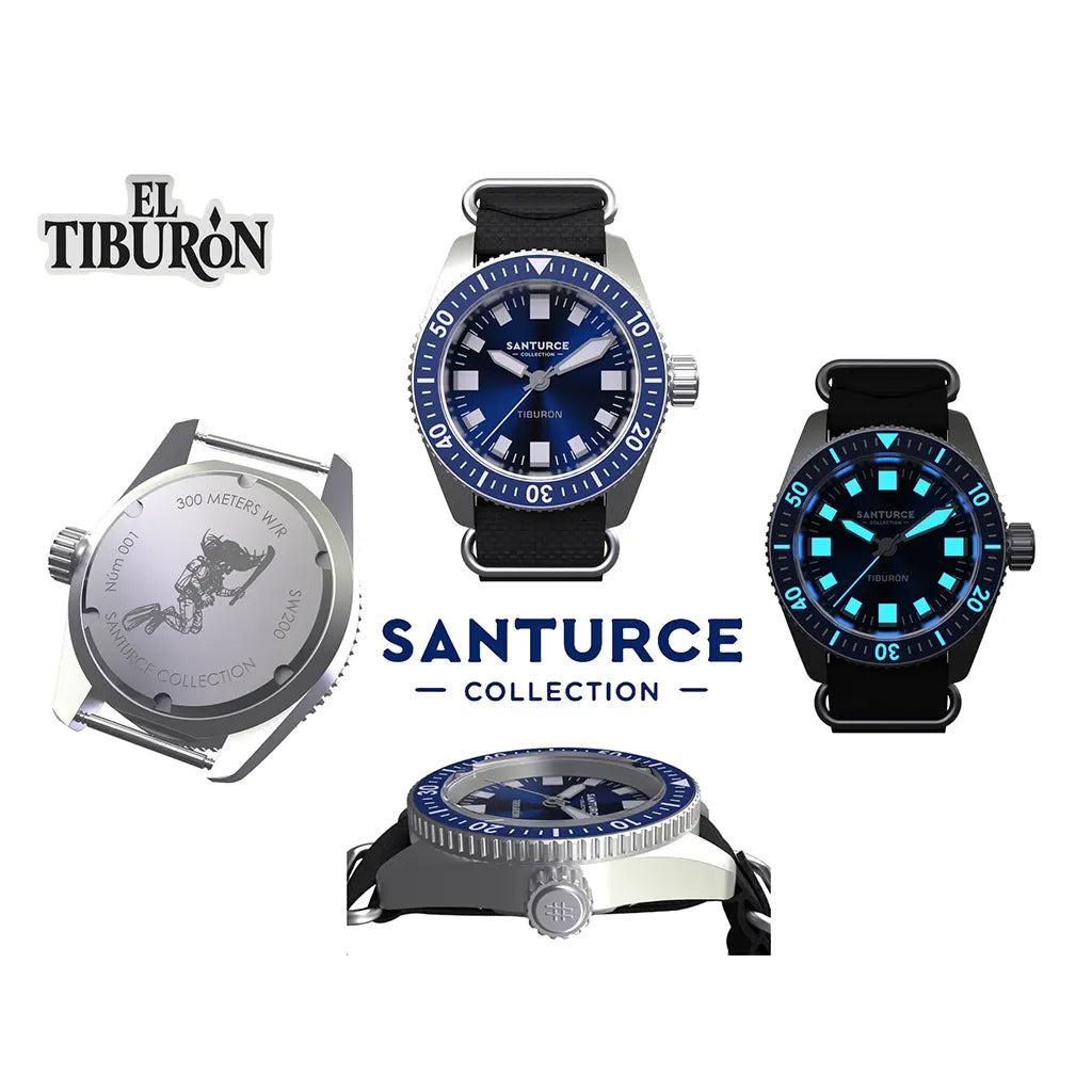 El Tiburón™ — Swiss Automatic Dive Watch (300m)